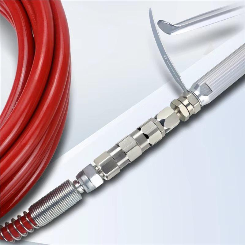SHGO-High Pressure 360° Swivel Joint 1/4-Inch Airless For Spray Hose With Filter For Spray Pipe Connector Accessory