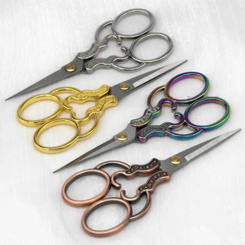 Floral Pattern Embroidery Scissors Zinc Zinc Zinc Alloy Craft Tailor Scissor Sewing Scissors DIY Crafting