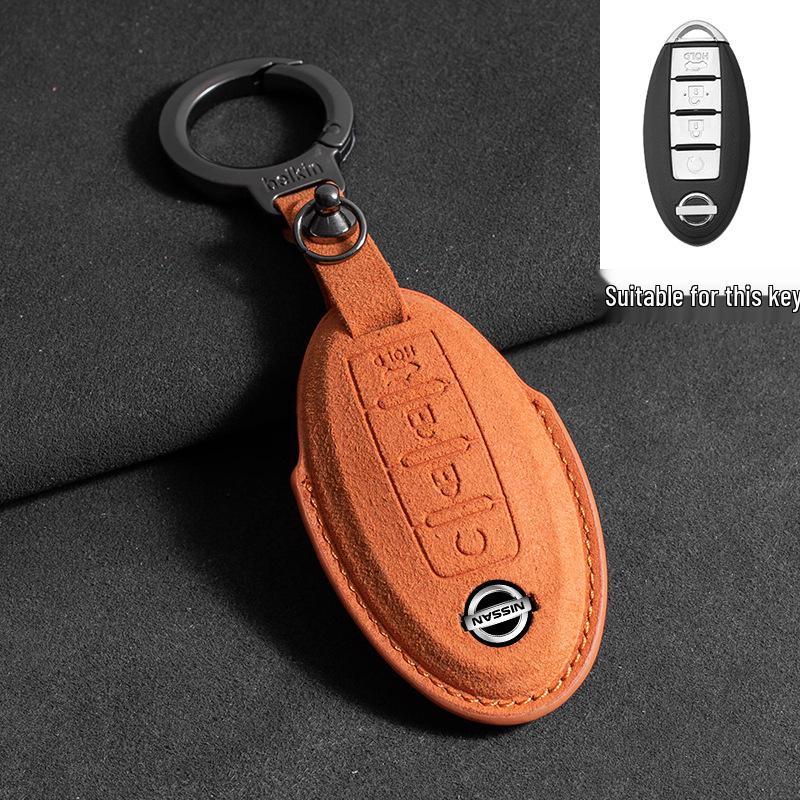Nissan Car Key Cover for Altima, Sylphy (14th Gen), Qashqai, X-Trail, Tiida, Bluebird, Kicks, Tanlu, Loulan