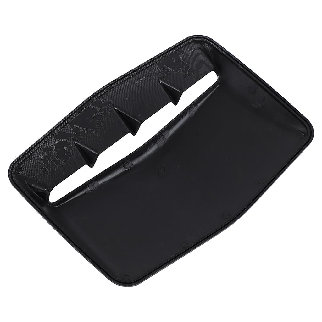 Car Hood Scoop Cowl ABS Vent Decorative Cover with Tape for Automotive Modification