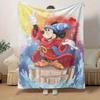 1 pièce, Couverture Décoration Maison Mickey Mouse Magique: Une couverture douillette en flanelle pour votre salon, votre chambre ou l'extérieur, parfaite comme cadeau, idéale pour les voyages