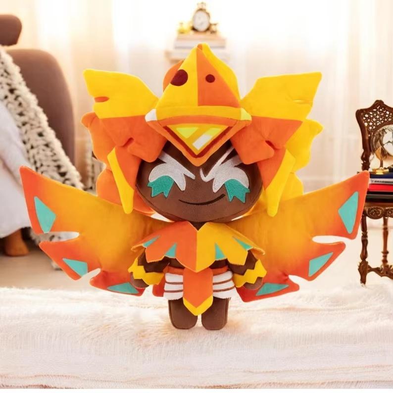 

Cookie Run Kingdom Shadow Milk Cookie Plush Toy Golden Cheese Cookie Plushie Cartoon Doll Peluche Gift Game Peripheral Gift