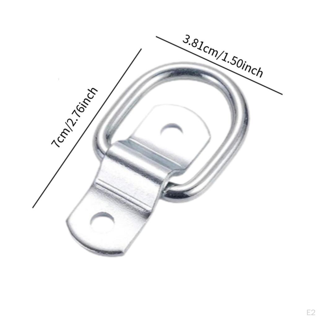 6Pcs Lashing Rope Tie Down Locking Pull for Boats Kayaks