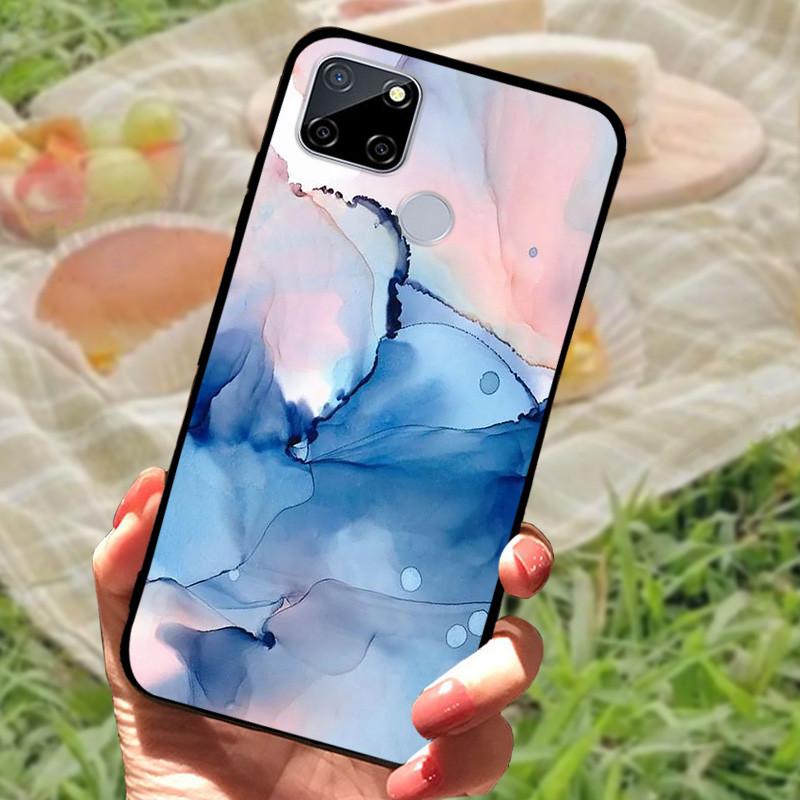 For OPPO Realme C21Y Case Marble Fashion Soft Silicon Cover for Realme C21 C25 C25s Phone Cases Protective Realmi C 21 Y Capa