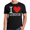 Tričko I Love London Vtipné suvenýrové tričko Unisex Londýn Anglie Pánské tričko Top