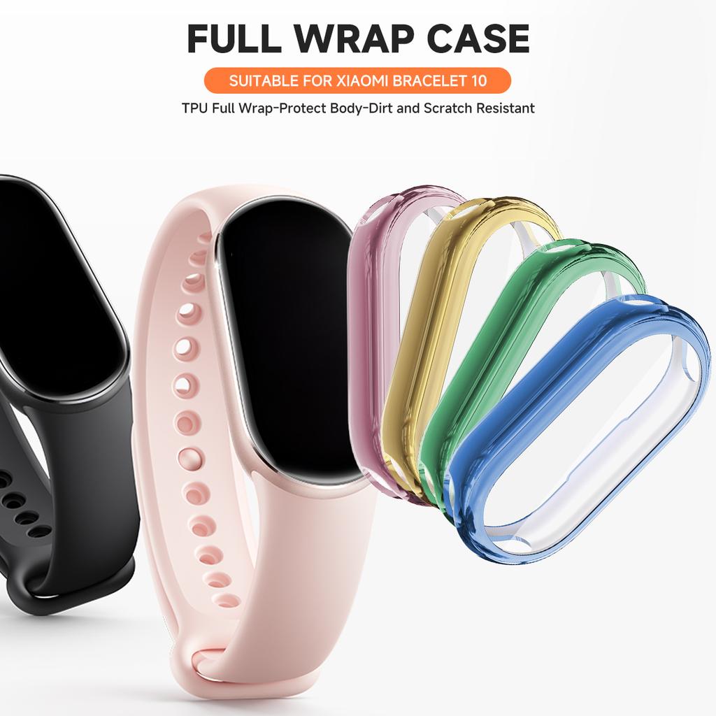 For Xiaomi Mi Band 10 Full Cover PC Case For Xiaomi Mi Band 10 Screen Protector For Mi band 10 Protective Case TPU Watch Case
