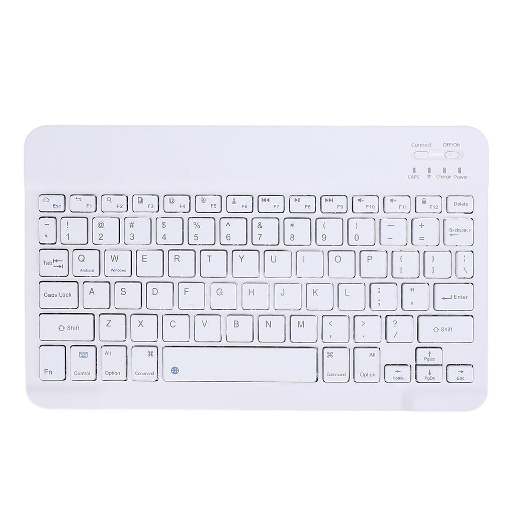 10 Zoll Ultraslim Bluetooth Tastatur 2.4G Tragbare Drahtlose Tastatur Wiederaufladbar für Tablet Telefon
