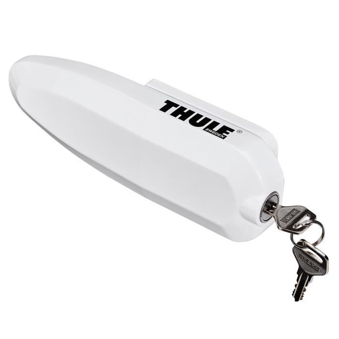 Serrure De Sécurité Universelle THULE Pour Véhicules X2 - Blanc