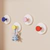 Seamless Suction Cup Adhesive Hook: No-Drill Key and Clothes Hanger for Kitchen and Bathroom