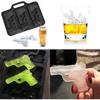 Creative Bullet Ice Grid Ice Mold Handgun and Bullet Ice Cube Trays Ice Molds for Whiskey Cocktails Ice Cubes Chocolates