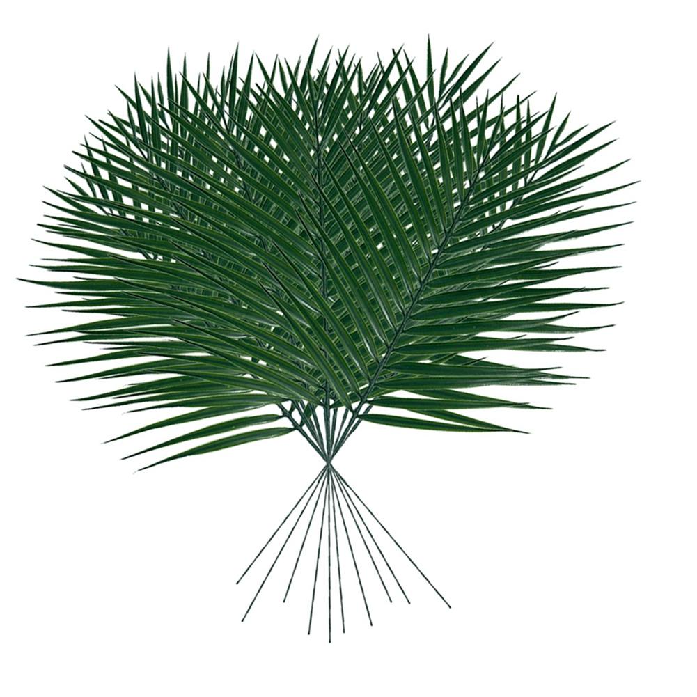 

10 шт. Искусственные пальмовые листья Имитация растения Украшение