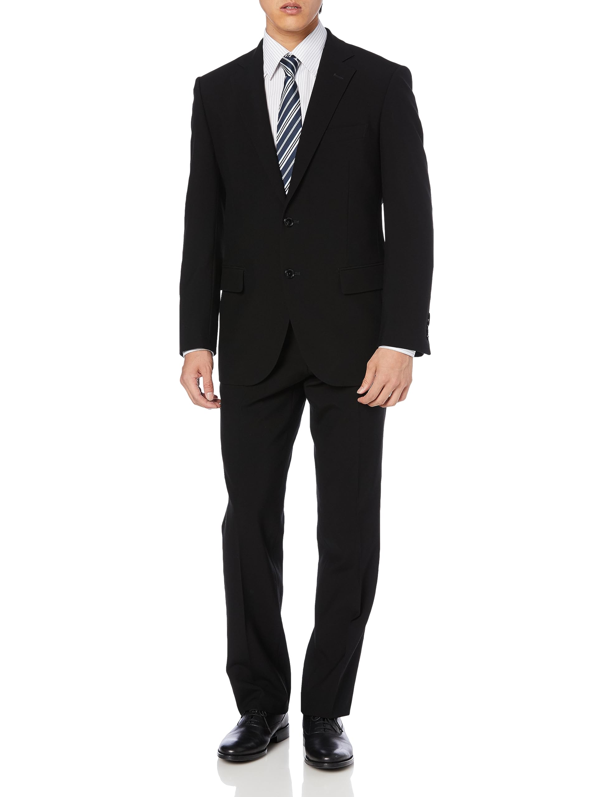 

Takakyu Ultra Black Formal Waist Made in Product 110013423100210 Men s Suit, 2-Way Stretch, Adjuster, Water-Repellent, Anti-Static, Japan, 100% Wool,