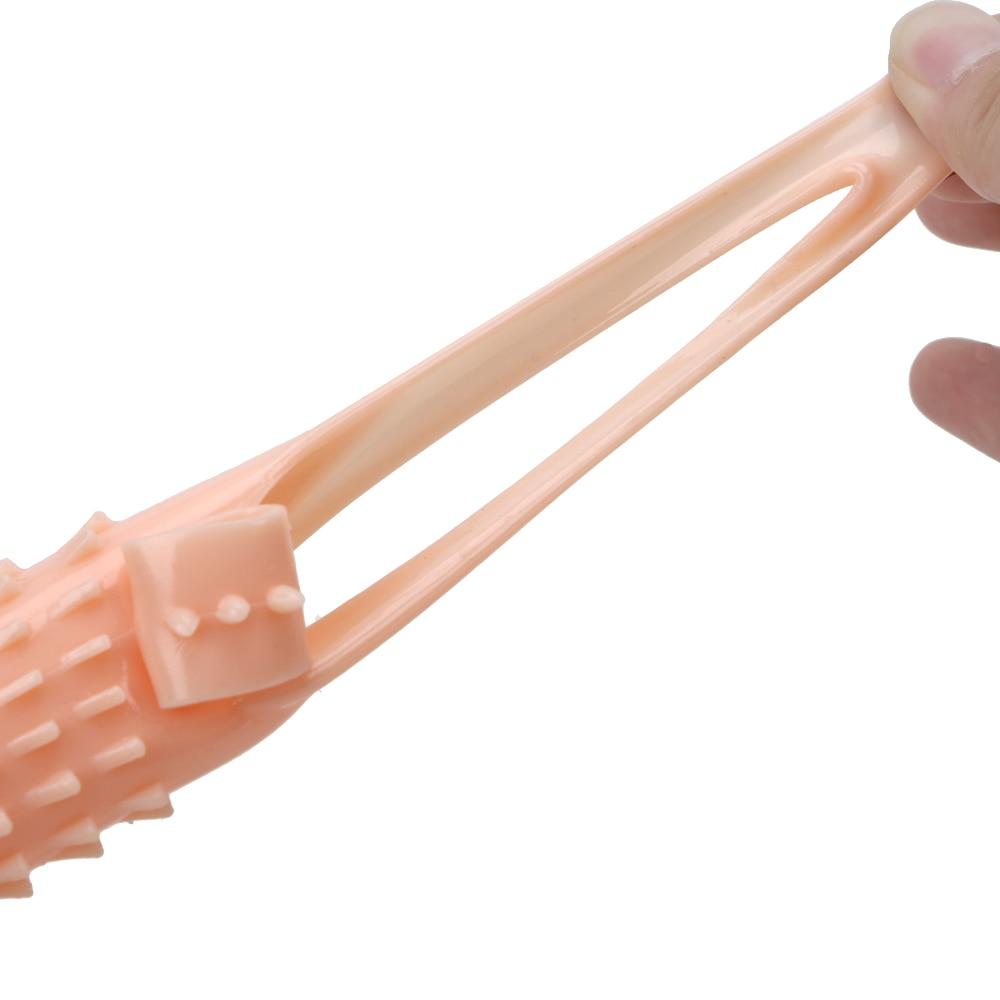 Vibrating Dick Sleeve Penis Enlargement Condoms Reusable Condoms Dildo Enhancer Sleeves Sex Toys For Men Delayed Ejaculation