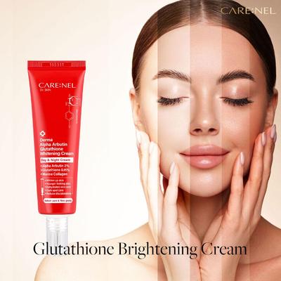 CARENEL Glutathione Arbutin ansiktskräm 45ml ljusare anti-melasma toneup