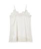 PENFIELD Lace Slit Slip Sleeveless Ivory_Fs2Ws34F