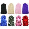 Single Hole Knitted Mask Party Funny Acrylic Yarn Balaclava Hat Outdoor Warm Head Cover