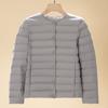 Womens Short Down Jacket V-Neck Long Sleeve Lightweight Warm Winter Coat Plus Size