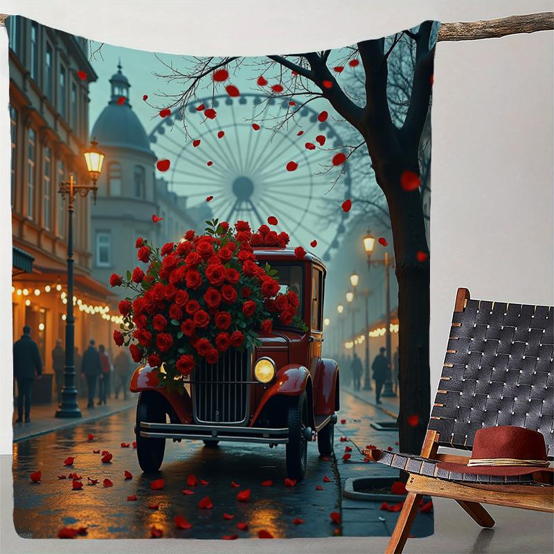 Valentine's Day Gift Throw Blanket Personalized Gift Blankets Thermals For Travel Warm Blanket Winter Comforter