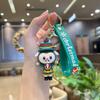 Christmas Key Pendant PVC Cute Three-dimensional Doll Rab Lamb Keychain