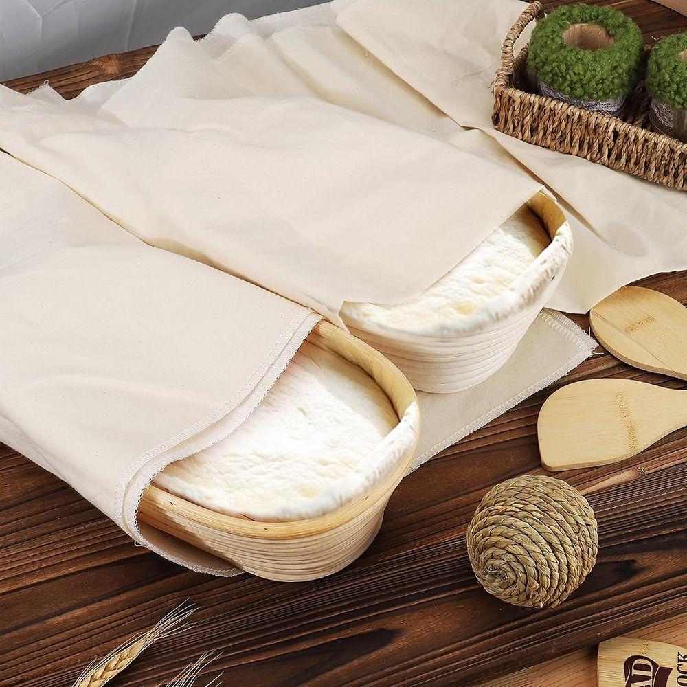 1Pcs Dough Bakers Pans Linen Fermented Cloth Couche Pastry Kitchen Tool  French Bread