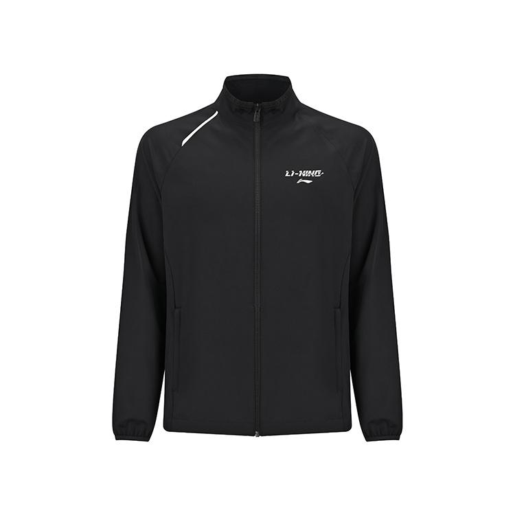 Li Ning Table Tennis Collection Trench Coat Unisex Black AYYV029-1 2XL