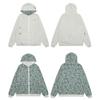 Unisex Reversible Distressed Hooded Sweatshirt Loose Fit Streetwear Casual Jacket