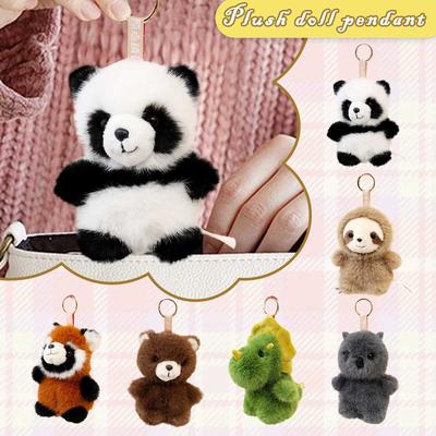 Cute Doll Plush Toy Raccoon Doll Table Pendant Gift Children's Toy
