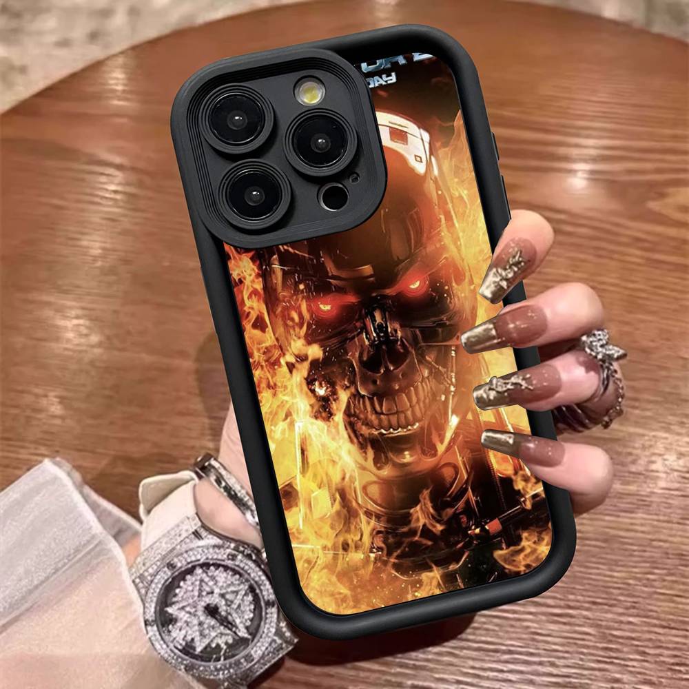 Sci-Fi Film The T-Terminator Handyhülle Für IPhone 17 16 15 14 13 12 11 Pro Max Silikon Rückseite