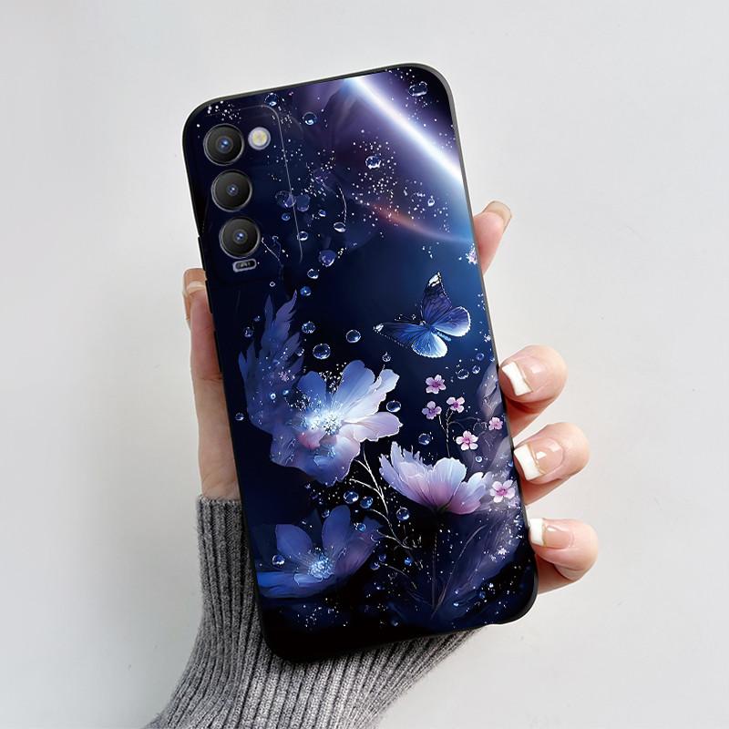 For Tecno Camon 18P Phone Case Shockproof Cover Cute Cartoon Love Heart Soft Funda For Tecno Camon 18 Premier Camon18 18i Bumper