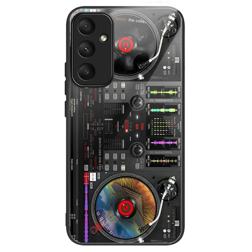 For Samsung Galaxy S25 Case Tempered Glass TPU Drop-Proof Phone Cover Pattern Printing