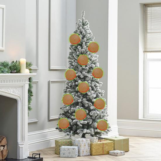 Vánoční Falešné Lízátko Rekvizita Velká Simulace Cukroví Dekorace Červené Zelené Mátové Lízátko s Umělou Kožešinou pro Vánoční Párty Potřeby