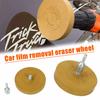 DE Warehouse 24H Shipping Free Delivery SATC 2pcs 88mm Decal Remover Eraser Wheel Rubber Wheel Eraser with Drill Adapter