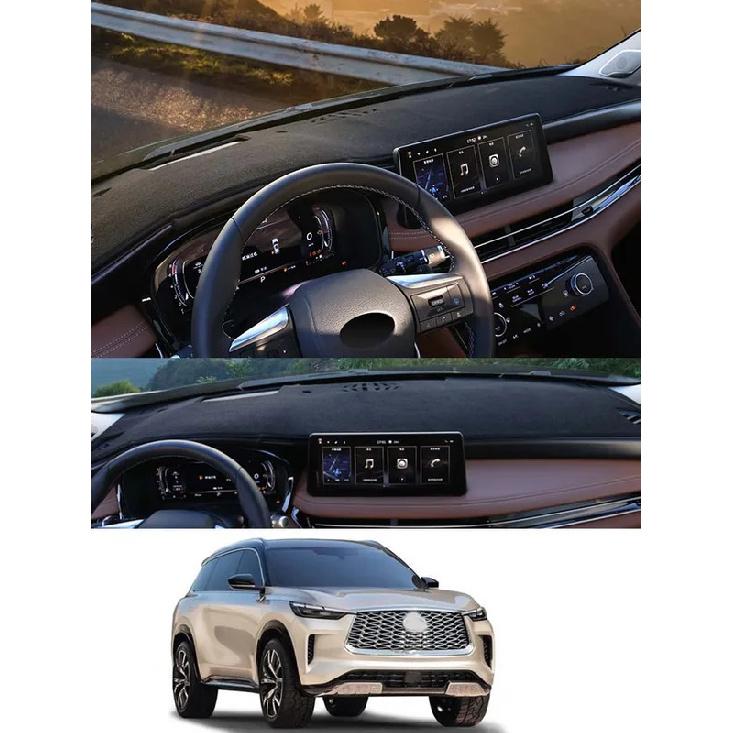 For Infiniti QX60 L50 JX35 Car-Styling Dashmat Dashboard Cover trument Panel Protective Pad Dash Mat Proof Sun Shade Ornament