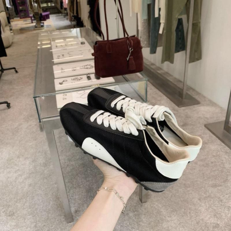 

Версия из коровьей кожи~ ретро цветовая гамма кожаные немецкие тренировочные туфли женские новые универсальные и тонкие повседневные спортивные туфли на мягкой подошве туфли Форреста Гампа 40 чёрный