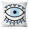 Evil Eye Square Throw Pillow Cover Seat Symbol Art Print Cushion Cover Pillow Cover Decoration Home