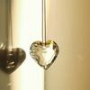 40mm Chandelier Crystal Love-heart Shaped Prisms Rainbows Maker Crystal Glass Prism Suncatchers Crafts Gift Garden Decor