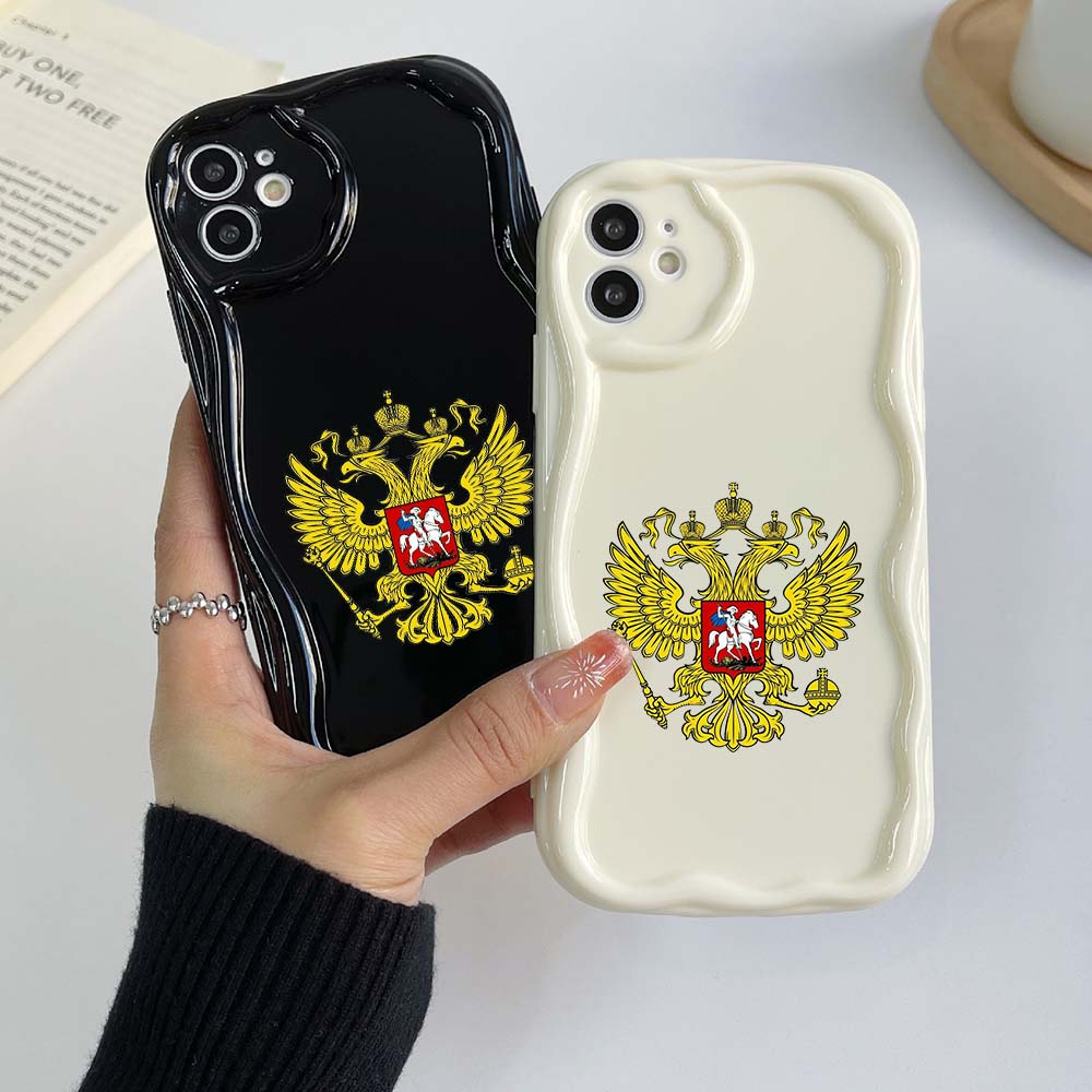 

Samsung Galaxy A23 для iPhone 15 Xiaomi Poco X5 Redmi 12c Huawei Honor 90 Чехлы для телефонов NY16 Эксклюзивный герб России Кремовый мягкий чехол
