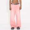 New Spring Denim Pants Men and Women High Quality Men's Denim Pants Jeans Retro Gradient Color Wide Leg Pant Men