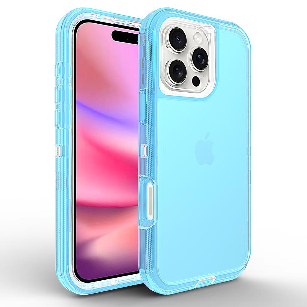 Case For iPhone 16 15 14 13 12 11 Pro Max Plus Xs Xr 8 7 Full 3 In 1 Shockproof Heavy Duty Anti-Scratch Rugged Clear Cover Funda