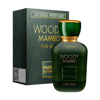 Paris Elysees Woody Mambo Signature Collection Perfume Created In France Eau De Toilette Natural Spray Perfume for Men 100ML (3.3fl.oz.)