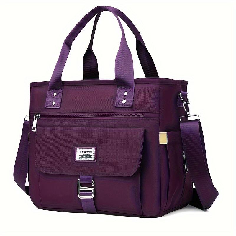

Thermal Lunch Bag - Insulated Handbag for Commuting, Picnic & Travel. Stylish Shoulder Bag for Daily Use. Buy Now! фіолетовий