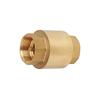 Brass Spring Loaded Check Valves Heavy Duty Internal Thread Design Vertical Mounting Suitable For Industrial Pipe System
