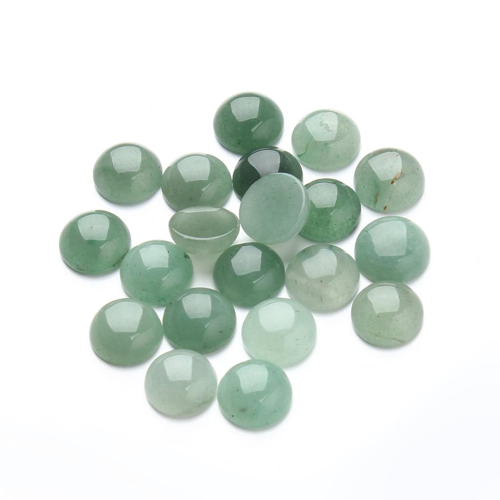 5-10pcs/lot Natural Stone Cabochon 4-25mm Amethyst Tiger Eye Agate Half Round Cabochon For DIY Ring Necklace Jewelry Accessories