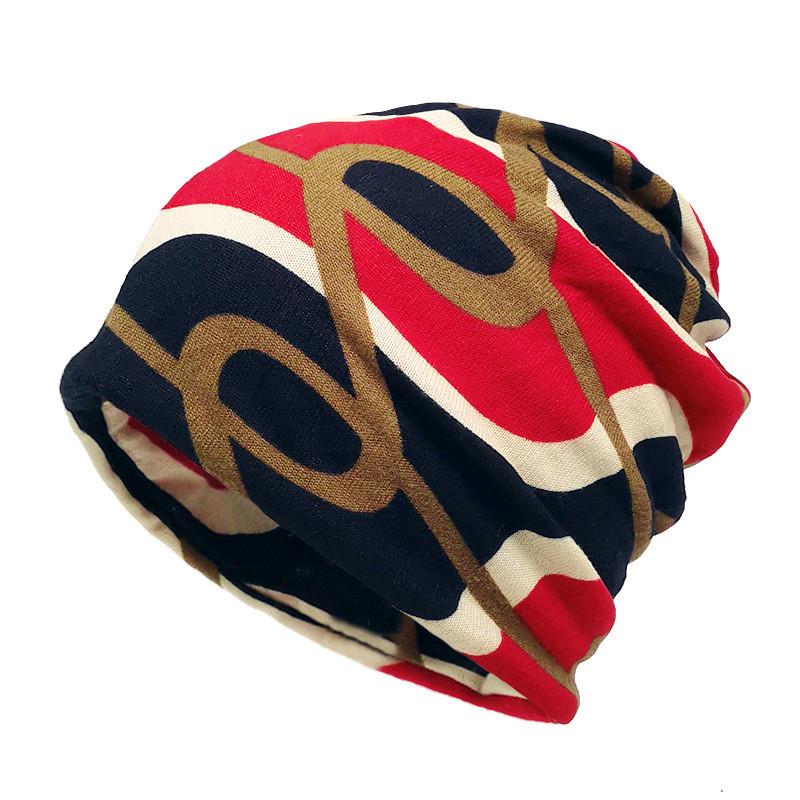 Vintage Style Pullover Cap With Printed Design For Casual Winter Outfits