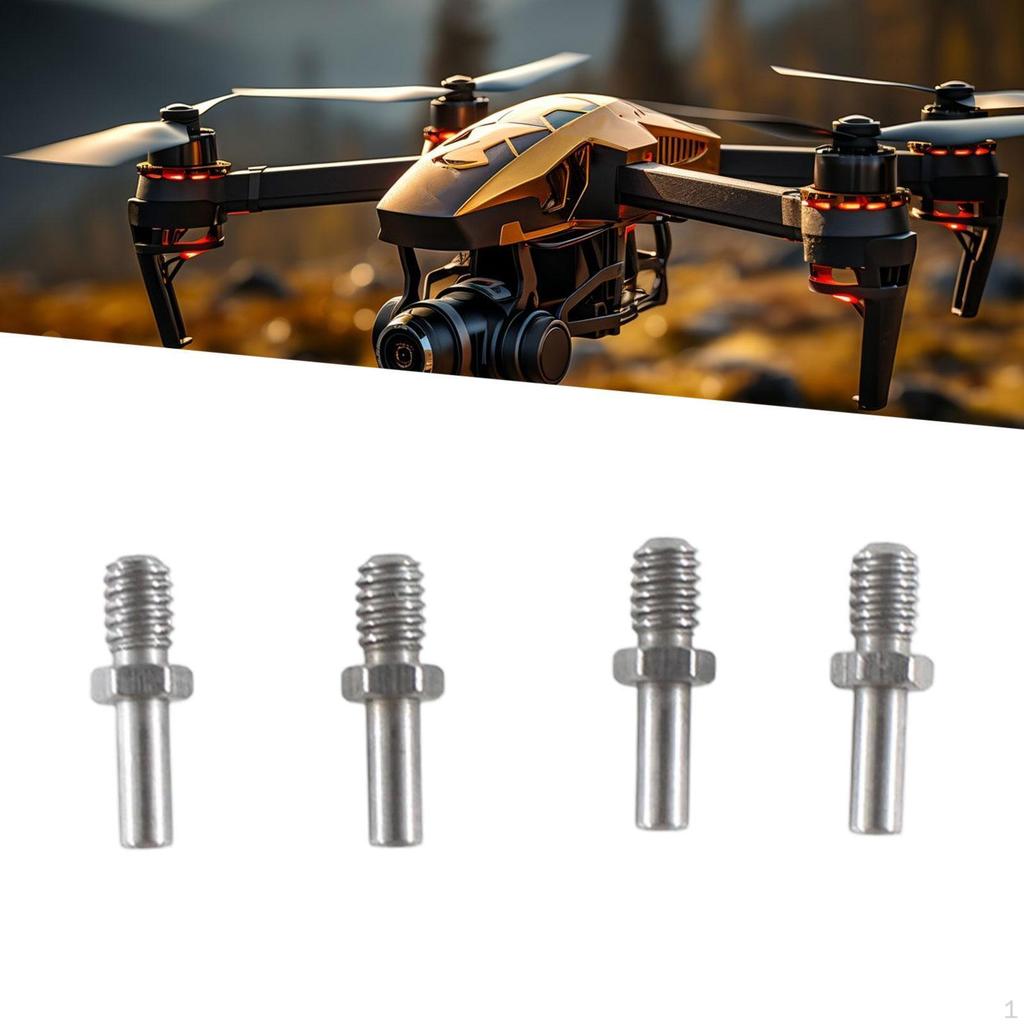 4x RC Helicopter Horizontal Axis Set,Spare Parts,Wear Resistance Metal Replacement for XK K124 K170