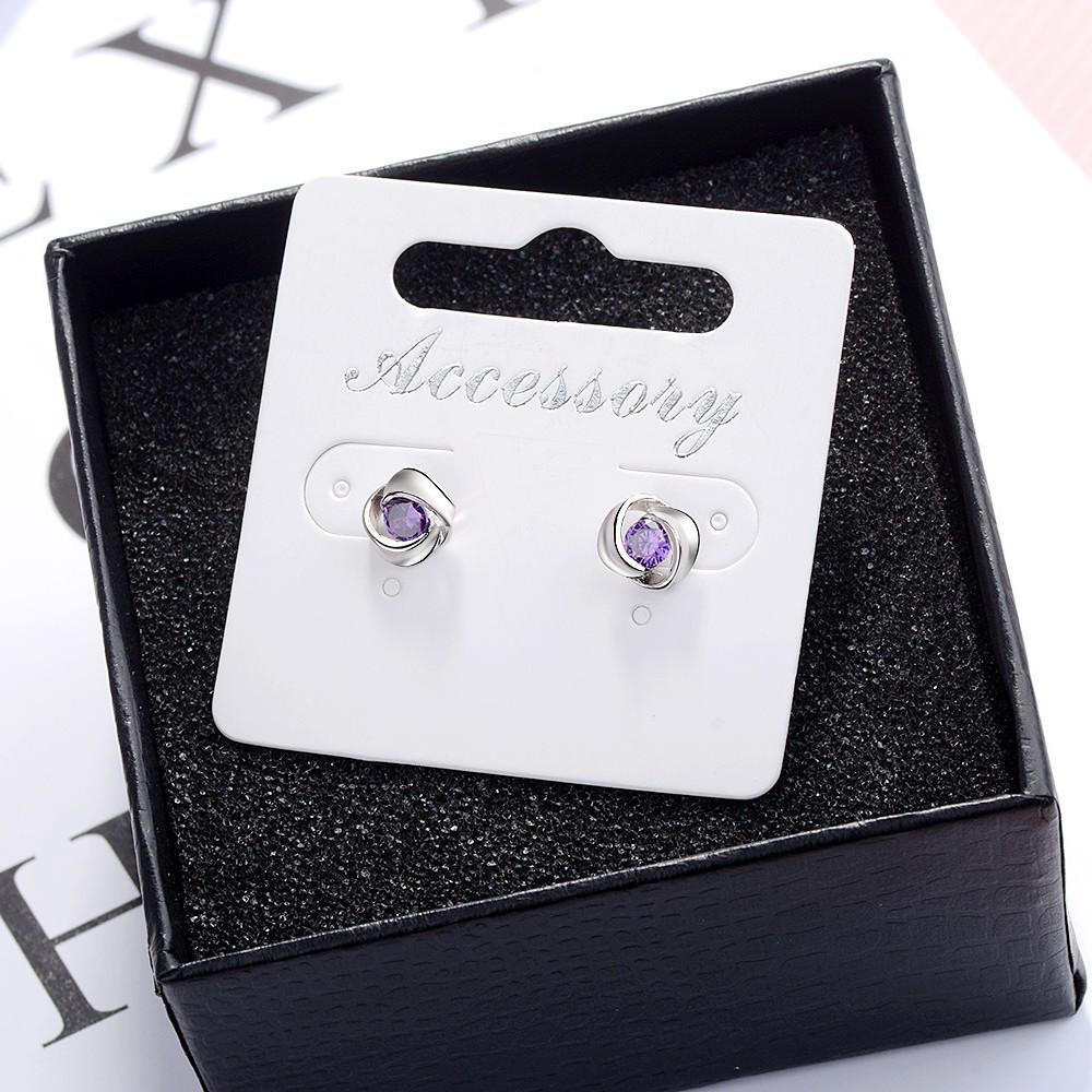 Korean Style Rhinestone Love Stud Earrings for Women - Fashionable and Versatile