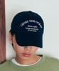 DOLPHIN WAVE APPAREL Dolphin Lettering Ball Cap Navy