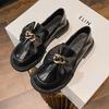 Scarpe Morbide Donna 2025 Punta Acuta Casual Sneakers Femminili Scarpe All-Match Oxfords Donna Stile Britannico Modis Nuovo Incrociato