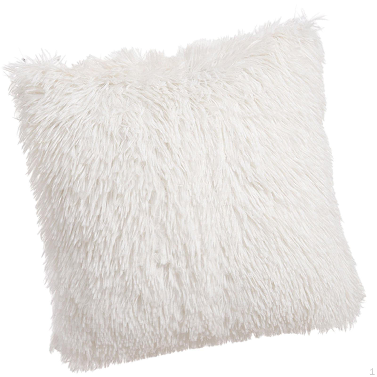 

Чехол для подушки из плюша Элегантное постельное белье Удобный домашний декор, чехол для подушки, белый