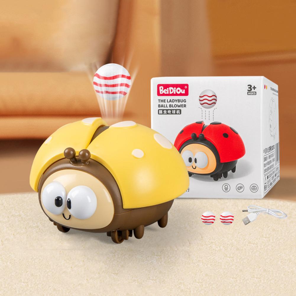 Funny Ladybug Floating Ball Cute Crab Whale Floating Ball Electric Toys Early Education Focus Training Game Toys for Boys Girls